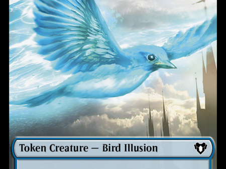 Bird Illusion Token [Commander Masters Tokens] For Cheap