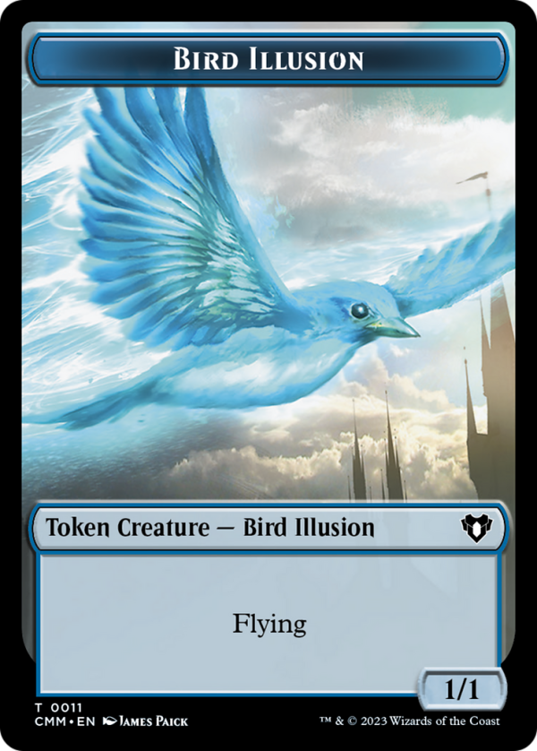 Bird Illusion Token [Commander Masters Tokens] For Cheap