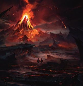 Valley of Gorgoroth Art Card [The Lord of the Rings: Tales of Middle-earth Art Series] on Sale