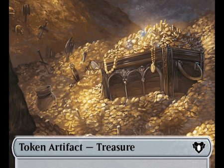 Treasure    Construct (0042) Double-Sided Token [Commander Masters Tokens] For Discount