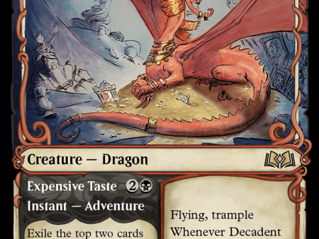 Decadent Dragon    Expensive Taste (Showcase) [Wilds of Eldraine] Fashion