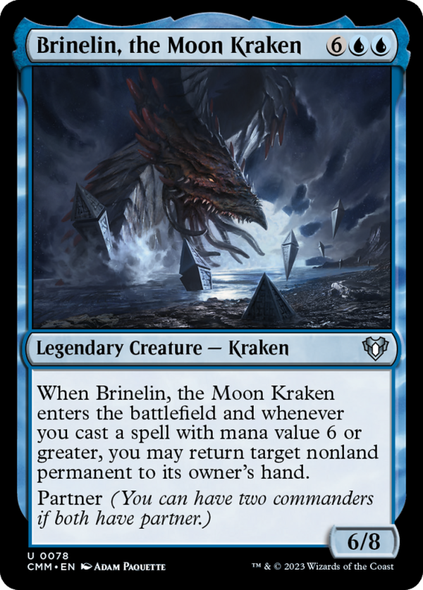 Brinelin, the Moon Kraken [Commander Masters] Supply