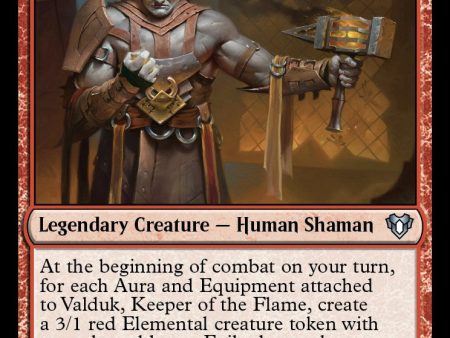 Valduk, Keeper of the Flame [Commander Masters] Discount