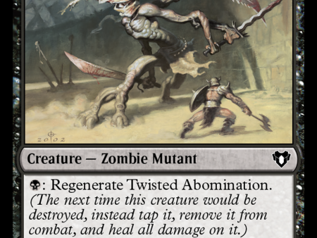 Twisted Abomination [Commander Masters] Supply