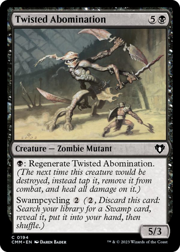 Twisted Abomination [Commander Masters] Supply