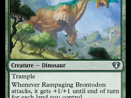 Rampaging Brontodon [Commander Masters] Fashion