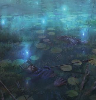 The Dead Marshes Art Card [The Lord of the Rings: Tales of Middle-earth Art Series] Hot on Sale