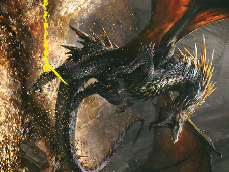 Cavern-Hoard Dragon Art Card (Gold-Stamped Signature) [The Lord of the Rings: Tales of Middle-earth Art Series] Discount