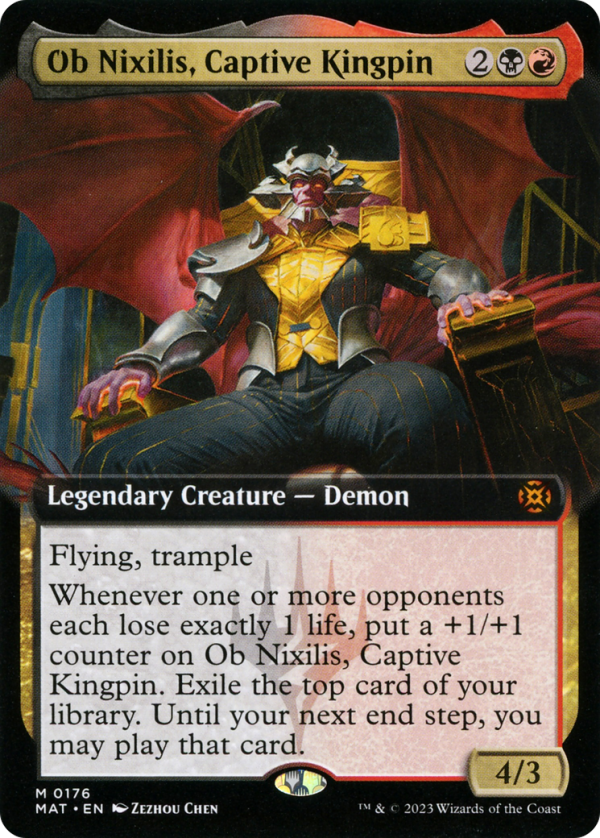 Ob Nixilis, Captive Kingpin (Extended Art) [March of the Machine: The Aftermath] Sale