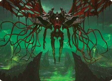 Archfiend of the Dross Art Card [Phyrexia: All Will Be One Art Series] For Cheap