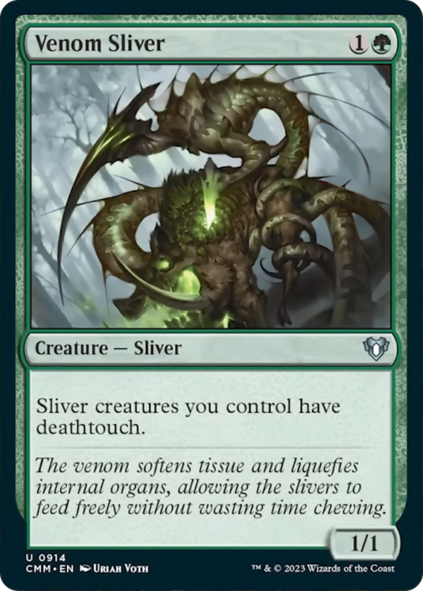 Venom Sliver [Commander Masters] For Cheap