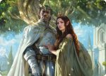 Aragorn and Arwen, Wed Art Card [The Lord of the Rings: Tales of Middle-earth Art Series] Cheap