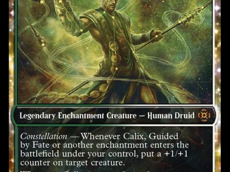 Calix, Guided by Fate (Showcase Halo Foil) [March of the Machine: The Aftermath] Supply