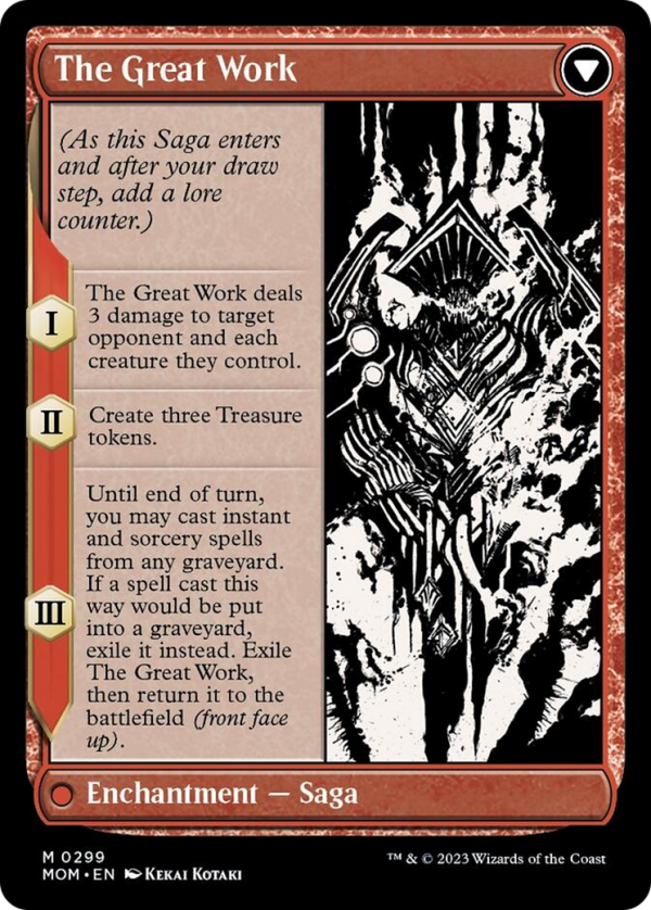 Urabrask    The Great Work (Showcase Planar Booster Fun) [March of the Machine] Cheap