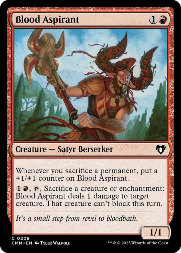 Blood Aspirant [Commander Masters] on Sale