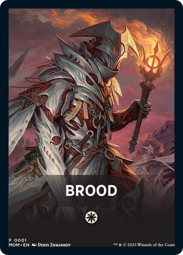 Brood Theme Card [March of the Machine Tokens] For Sale