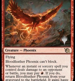 Bloodfeather Phoenix (Promo Pack) [March of the Machine Promos] For Discount