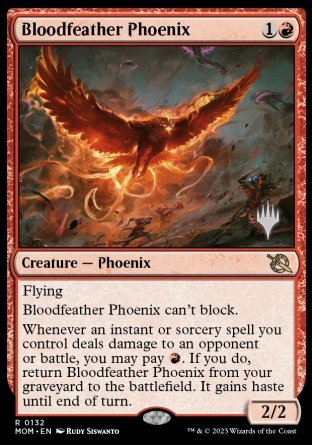 Bloodfeather Phoenix (Promo Pack) [March of the Machine Promos] For Discount