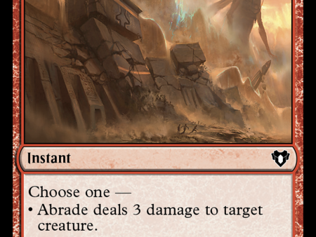 Abrade [Commander Masters] on Sale