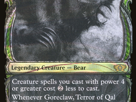 Goreclaw, Terror of Qal Sisma (Halo Foil) [Multiverse Legends] Cheap