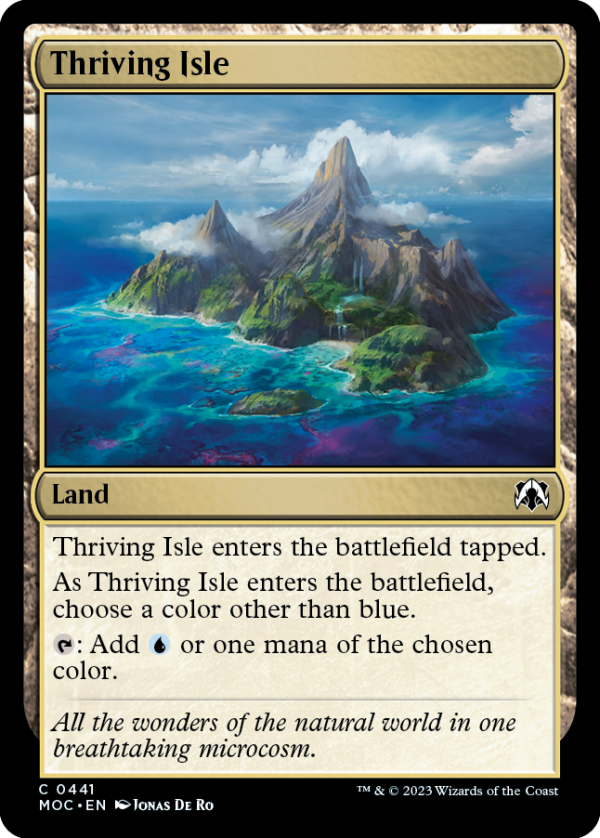 Thriving Isle [March of the Machine Commander] Sale