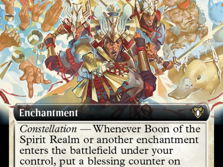 Boon of the Spirit Realm (Extended Art) [Commander Masters] on Sale