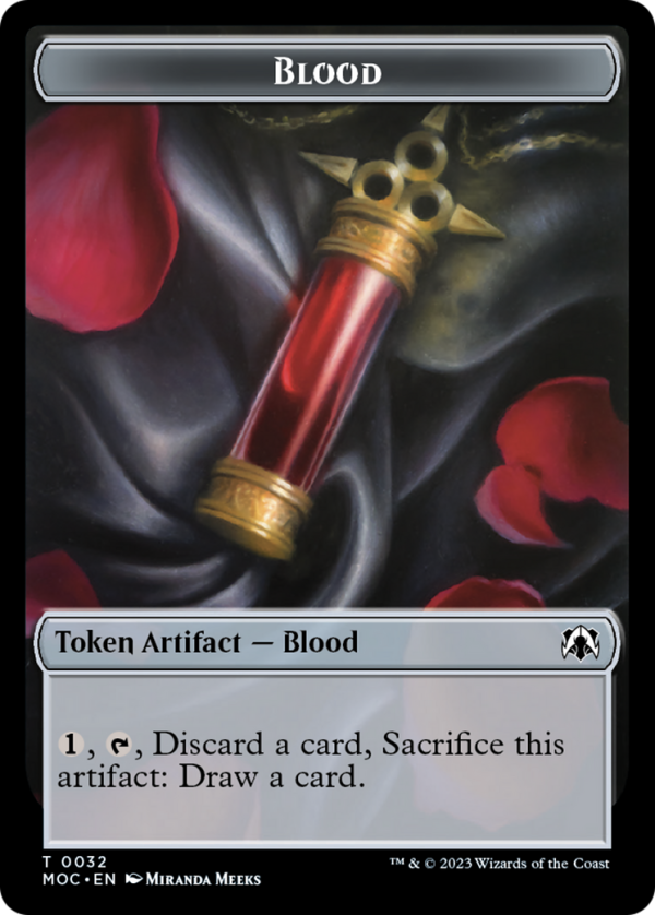 Blood    Shapeshifter Double-Sided Token [March of the Machine Commander Tokens] Sale