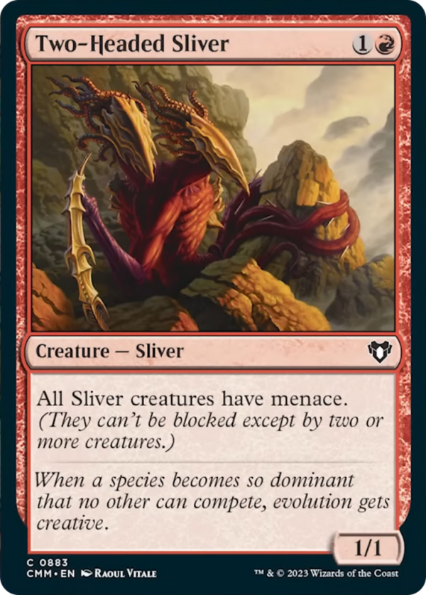 Two-Headed Sliver [Commander Masters] Supply