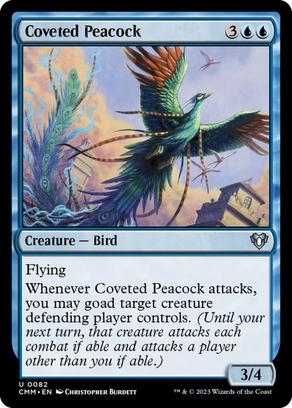 Coveted Peacock [Commander Masters] Discount