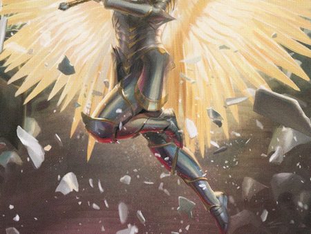 Archangel Elspeth Art Card [March of the Machine Art Series] Online Hot Sale