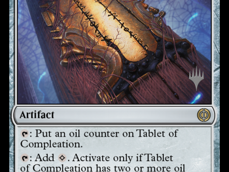 Tablet of Compleation (Promo Pack) [Phyrexia: All Will Be One Promos] Supply