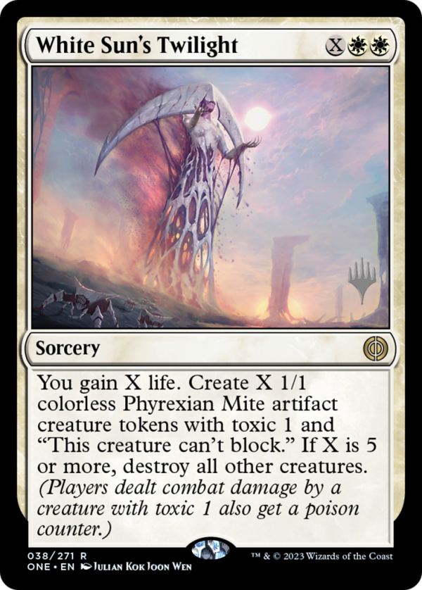 White Sun s Twilight (Promo Pack) [Phyrexia: All Will Be One Promos] For Sale