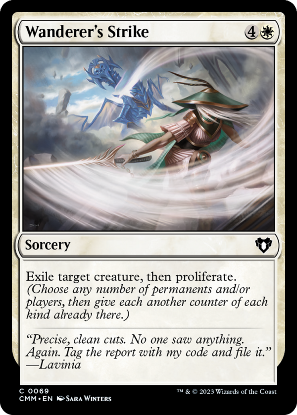 Wanderer s Strike [Commander Masters] on Sale