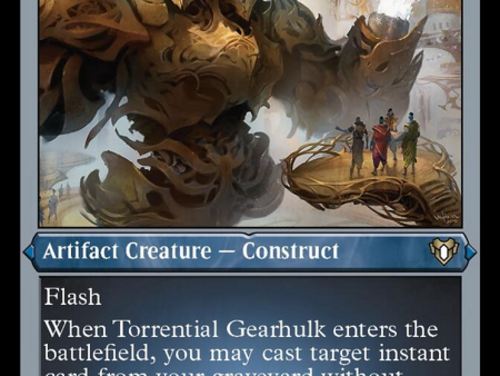 Torrential Gearhulk (Foil Etched) [Commander Masters] Cheap