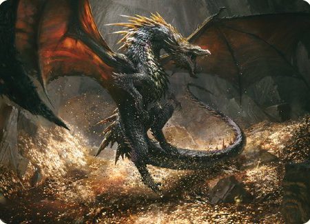 Cavern-Hoard Dragon Art Card [The Lord of the Rings: Tales of Middle-earth Art Series] Cheap