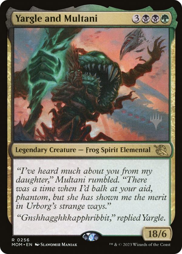 Yargle and Multani (Promo Pack) [March of the Machine Promos] Online Hot Sale