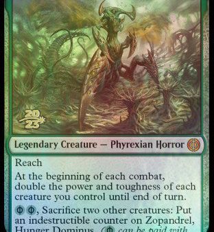 Zopandrel, Hunger Dominus [Phyrexia: All Will Be One Prerelease Promos] For Cheap