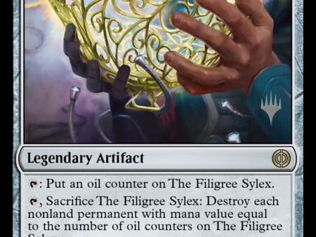 The Filigree Sylex (Promo Pack) [Phyrexia: All Will Be One Promos] Hot on Sale