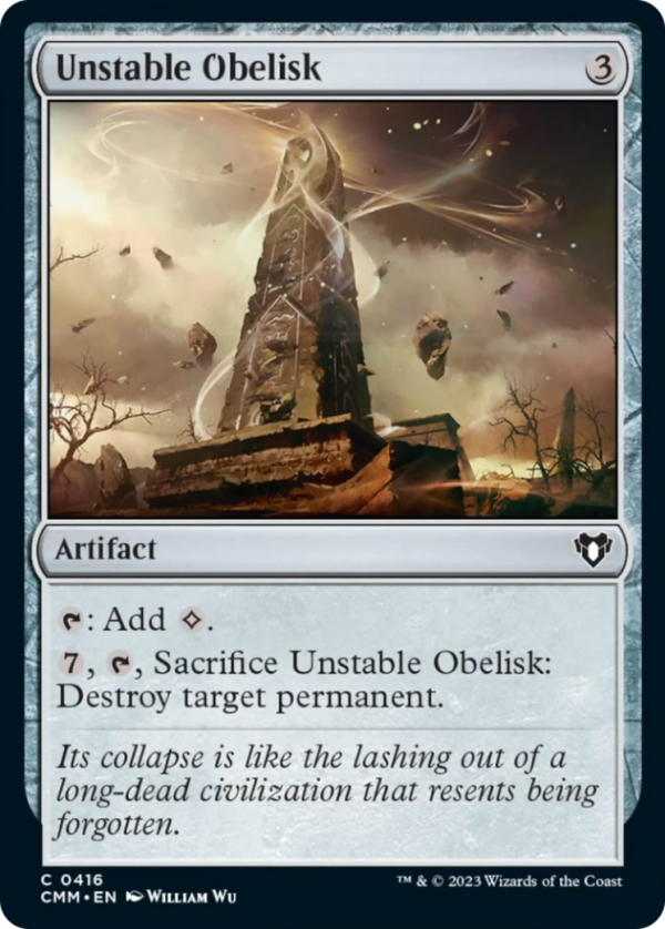 Unstable Obelisk [Commander Masters] Online now