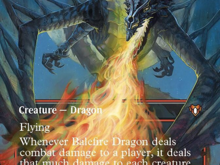 Balefire Dragon (Borderless Alternate Art) [Commander Masters] Cheap