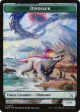 Treasure (20)    Dinosaur Double-Sided Token [March of the Machine Tokens] Supply