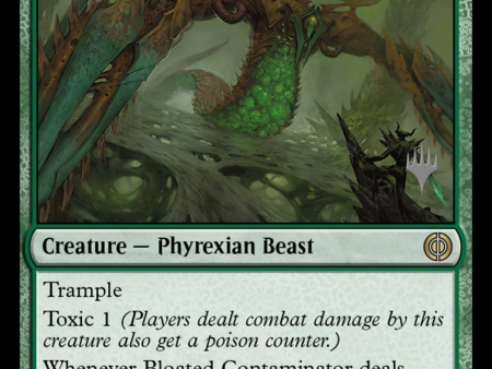 Bloated Contaminator (Promo Pack) [Phyrexia: All Will Be One Promos] Online Sale