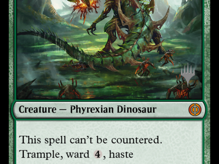 Tyrranax Rex (Promo Pack) [Phyrexia: All Will Be One Promos] Sale