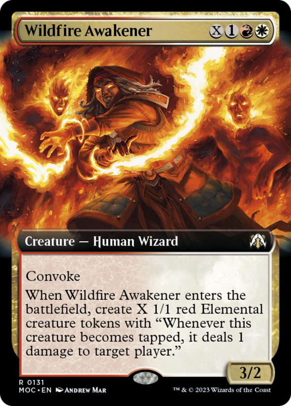 Wildfire Awakener (Extended Art) [March of the Machine Commander] Online Sale