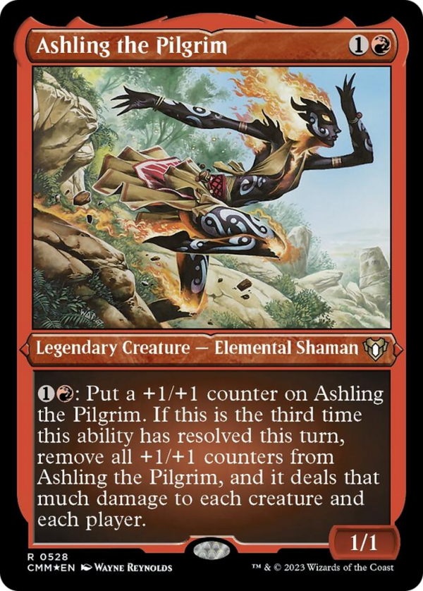 Ashling the Pilgrim (Foil Etched) [Commander Masters] For Discount