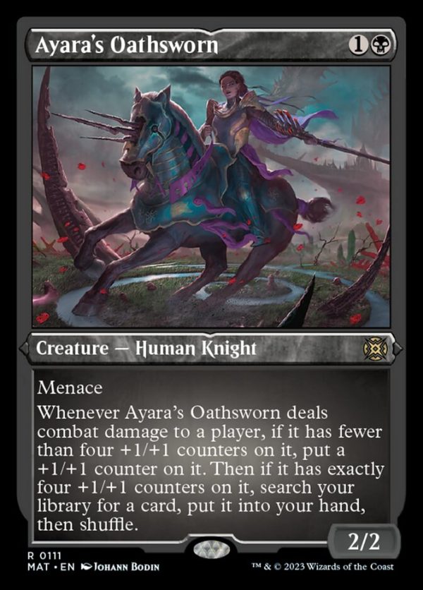 Ayara s Oathsworn (Foil Etched) [March of the Machine: The Aftermath] Online now