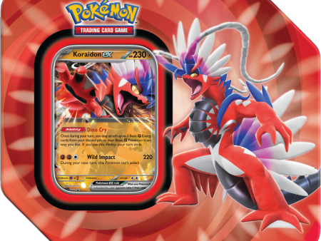 Pokemon Paldea Legends Tin - Miraidon   Koraidon Supply