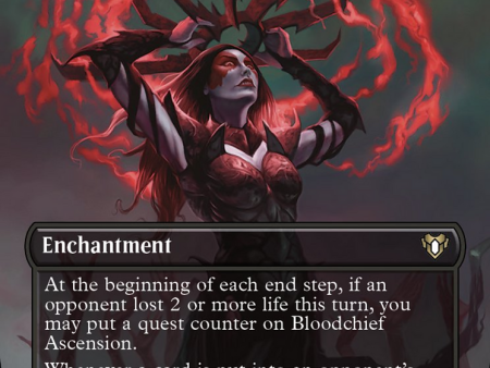 Bloodchief Ascension (Borderless Alternate Art) [Commander Masters] on Sale