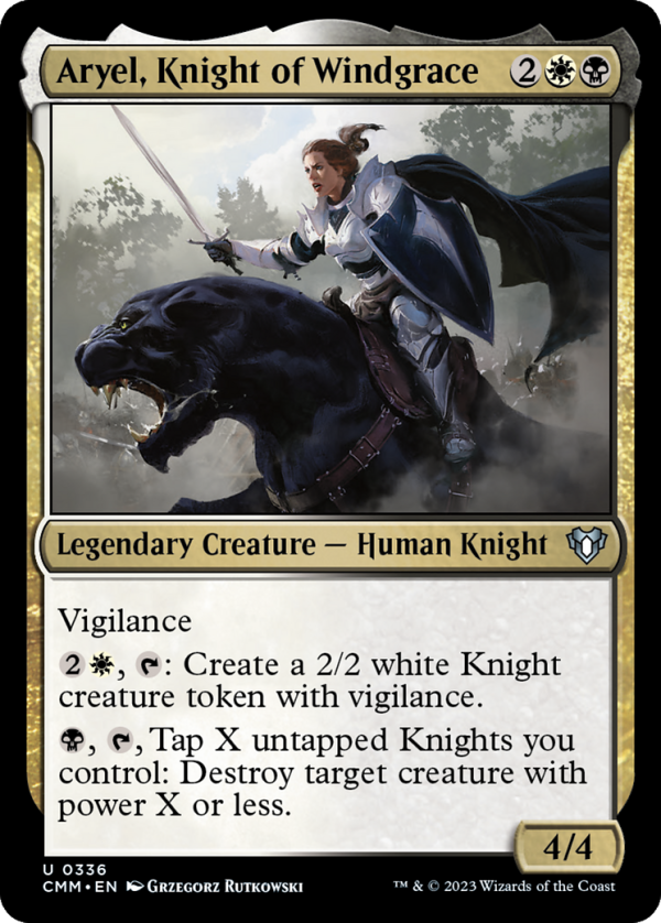 Aryel, Knight of Windgrace [Commander Masters] Supply