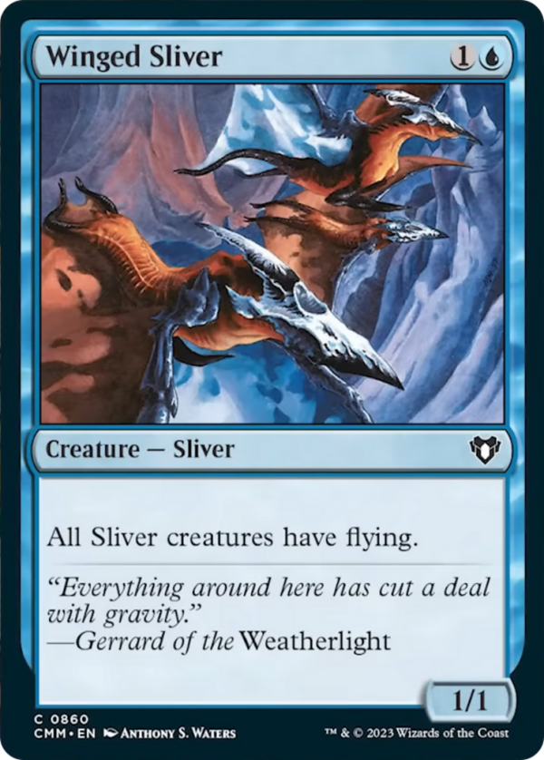 Winged Sliver [Commander Masters] Cheap